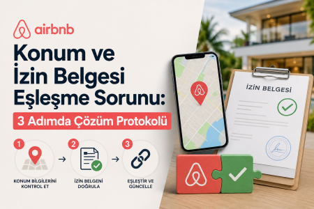 Kırsal bölgelerde Airbnb ruhsat kayıt sorunu ve harita eşleşme hatası görseli (Loop hatası)